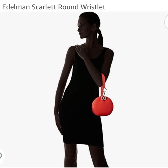 Sam Edelman Round wristlet bag black, used once for a wedding Looks brand new! - Picture 6 of 6